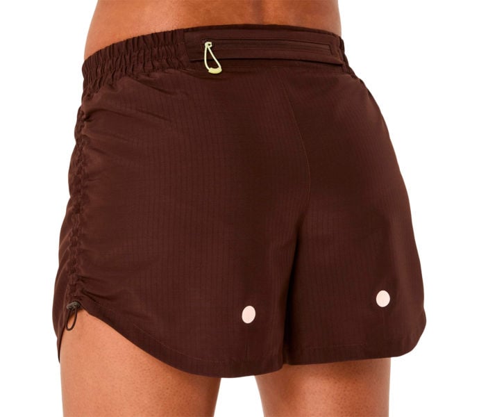 Asics NAGINO RUN ADJUSTABLE 4IN LÖPARSHORTS Brun