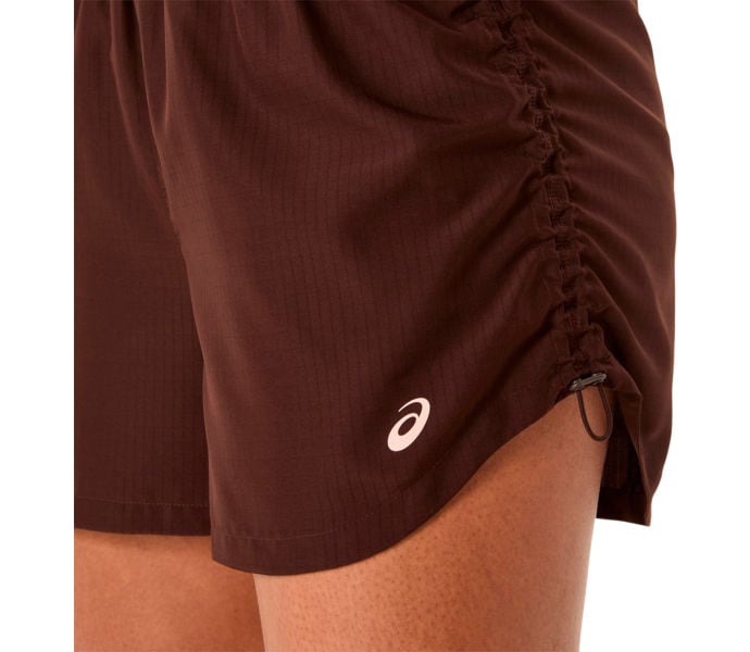 Asics NAGINO RUN ADJUSTABLE 4IN LÖPARSHORTS Brun