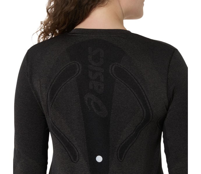 Asics Road Seamless W löpartröja Svart