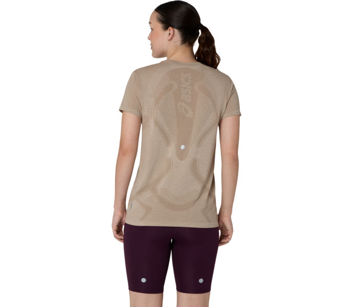 Asics ROAD SEAMLESS LÖPARTSHIRT Beige