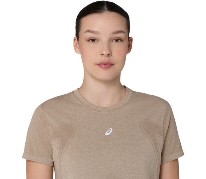 Asics ROAD SEAMLESS LÖPARTSHIRT Beige