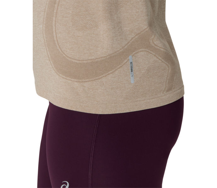 Asics ROAD SEAMLESS LÖPARTSHIRT Beige