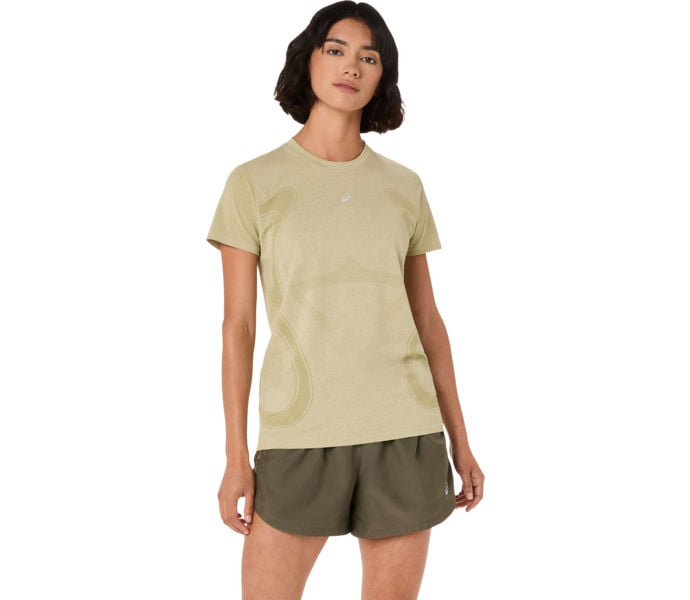 Asics ROAD SEAMLESS LÖPARTSHIRT Beige