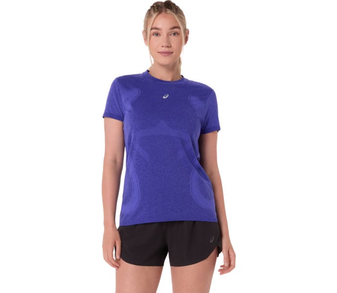 Asics ROAD SEAMLESS LÖPARTSHIRT Blå