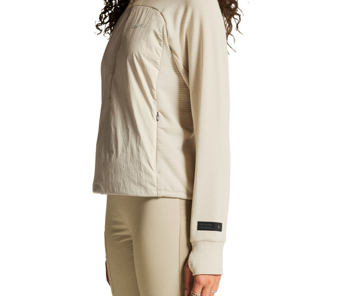 Craft SUBZ LIGHT HOOD SWEATER LÖPARTRÖJA Beige