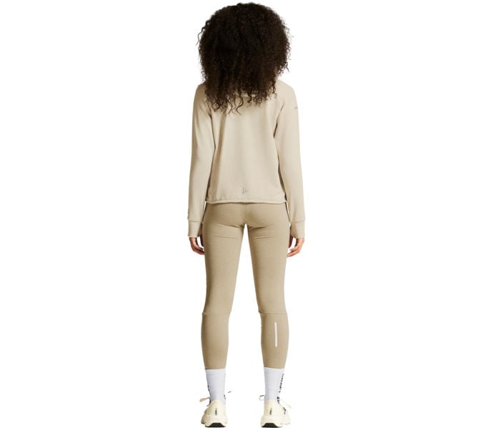 Craft SUBZ LIGHT HOOD SWEATER LÖPARTRÖJA Beige