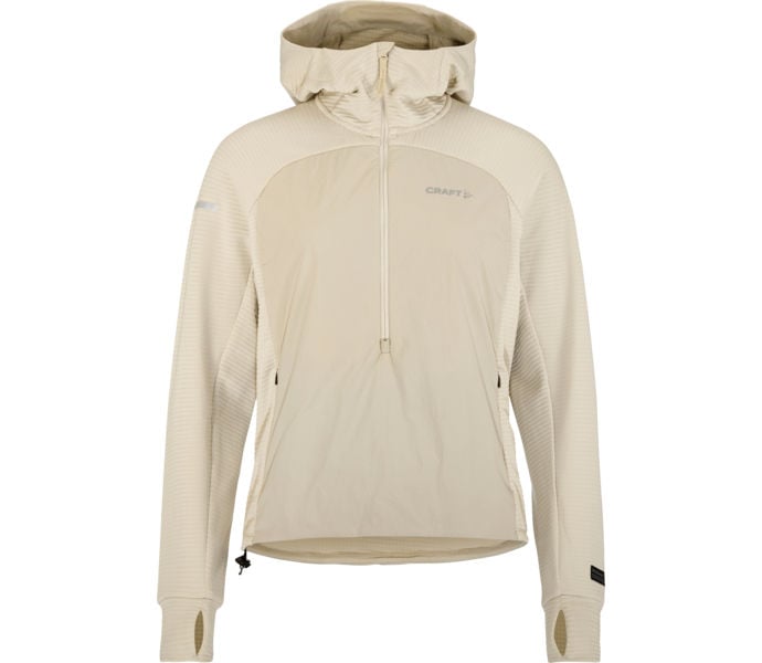 Craft SUBZ LIGHT HOOD SWEATER LÖPARTRÖJA Beige