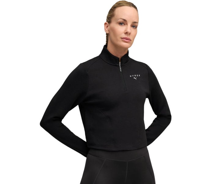 Puma HYROX CLOUDSPUN 1/4 ZIP TRÄNINGSTRÖJA Svart
