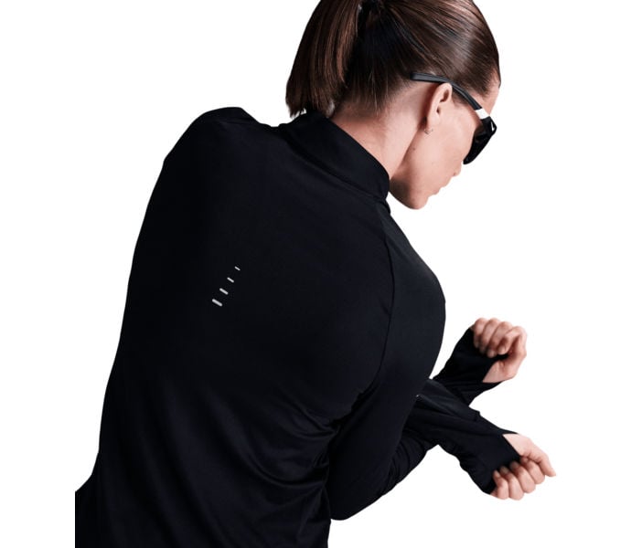 Nike DRI-FIT SWIFT HALF ZIP LÖPARTRÖJA Svart