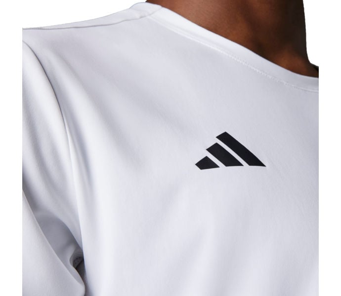adidas ADIZERO ESSENTIAL LÖPARTSHIRT Vit