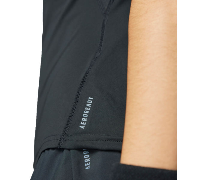 adidas ADIZERO ESSENTIAL LÖPARTSHIRT Svart