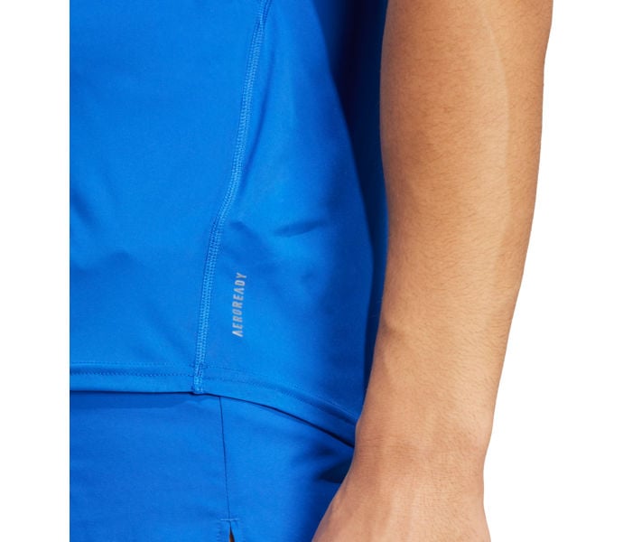 adidas ADIZERO ESSENTIAL LÖPARTSHIRT Blå