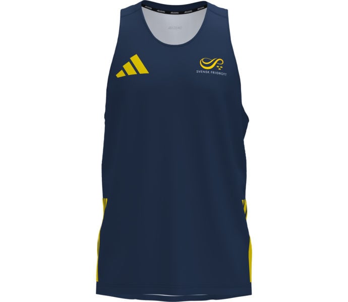 adidas ADIZERO SWE SINGLET LÖPARTLINNE Blå