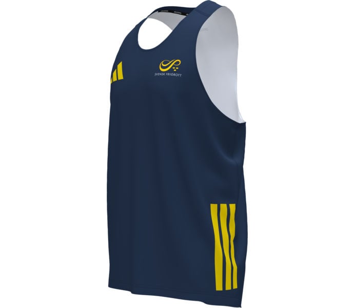 adidas ADIZERO SWE SINGLET LÖPARTLINNE Blå