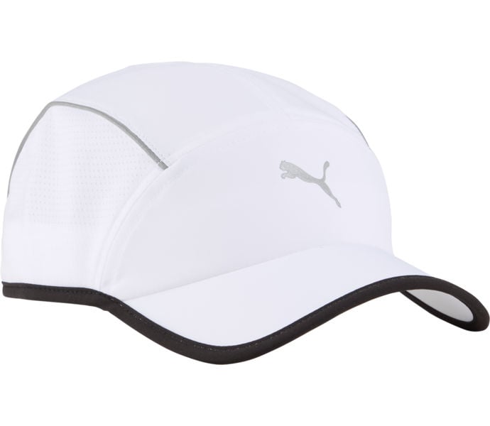 Puma RUNNER SHORT VISOR PANEL LÖPARKEPS Vit