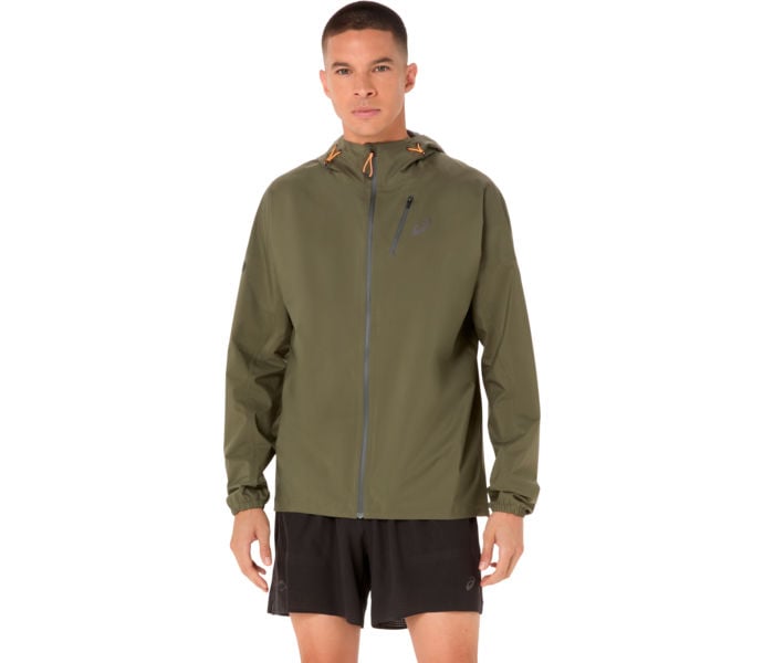 Asics FUJITRAIL ELITE WATERPROOF LÖPARJACKA Grön