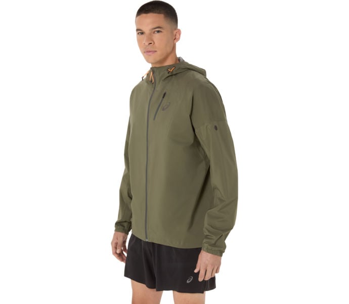 Asics FUJITRAIL ELITE WATERPROOF LÖPARJACKA Grön