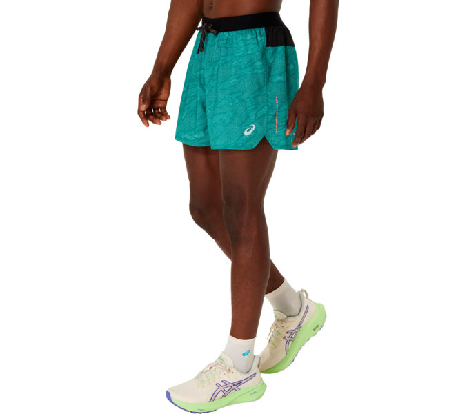 Asics FUJITRAIL 5IN LÖPARSHORTS Grön