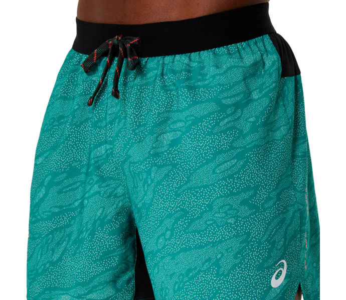 Asics FUJITRAIL 5IN LÖPARSHORTS Grön
