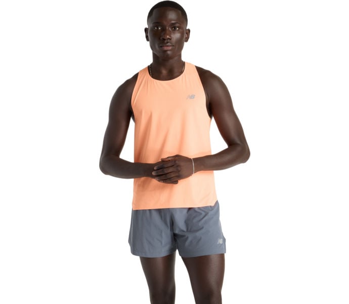 New Balance RACE DAY ULTRA LIGHT SINGLET LÖPARLINNE Orange