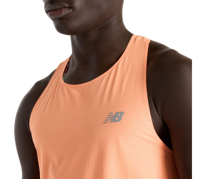 New Balance RACE DAY ULTRA LIGHT SINGLET LÖPARLINNE Orange