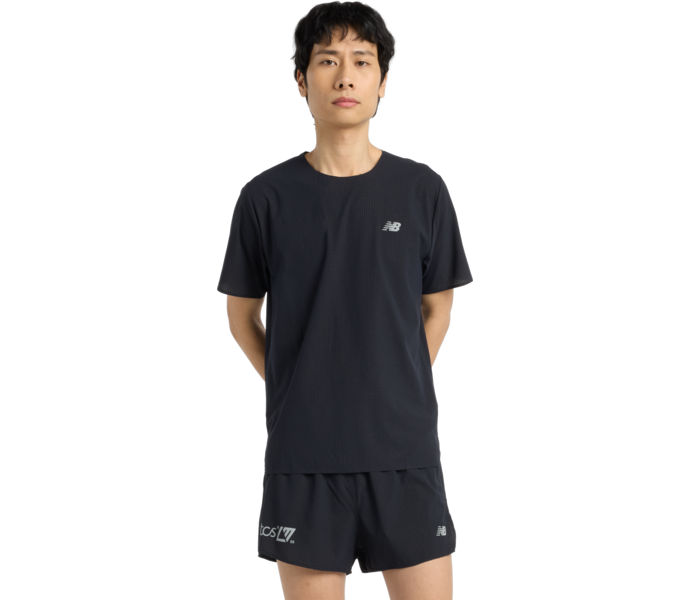 New Balance RACE DAY ULTRA LIGHT T-SHIRT LÖPARTSHIRT Svart