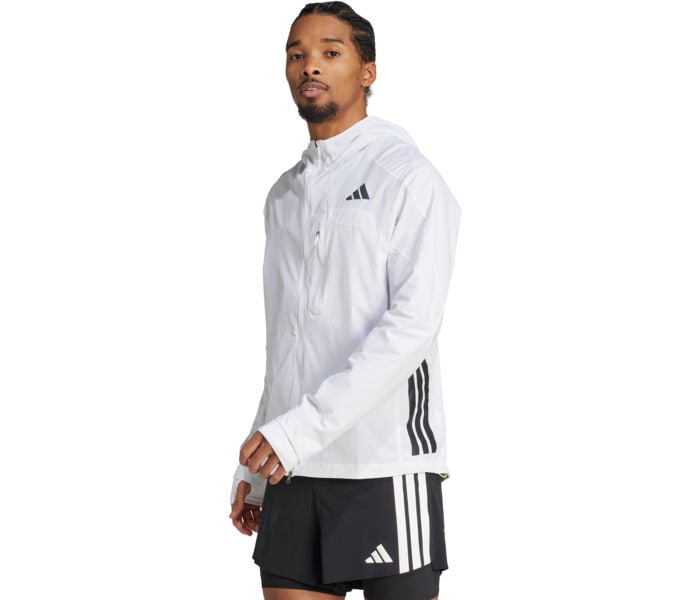 adidas ADIZEROA RUNNIG JACKET 25 LÖPARJACKA Vit