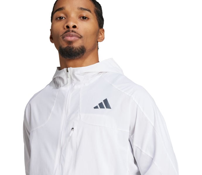 adidas ADIZEROA RUNNIG JACKET 25 LÖPARJACKA Vit