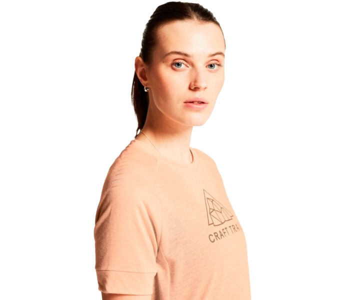 Craft ADV TRAIL WOOL SS TEE LÖPARTRÖJA Beige