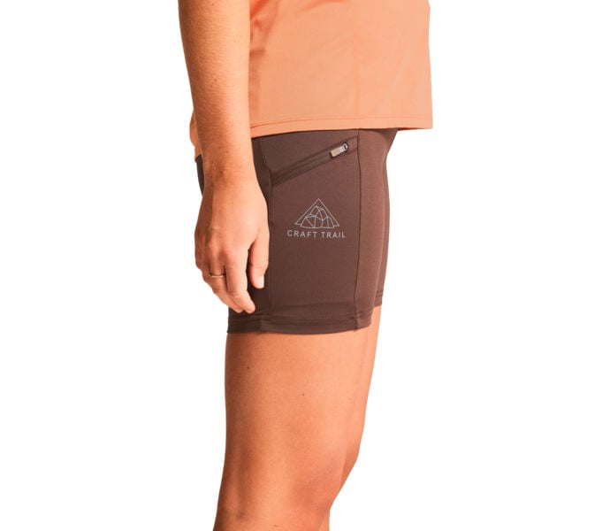 Craft PRO TRAIL SHORT TIGHTS LÖPARSHORTS Brun