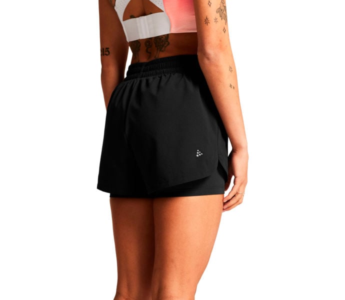 Craft ADV ESSENCE 2-IN-1 SHORTS 2 LÖPARSHORTS Svart