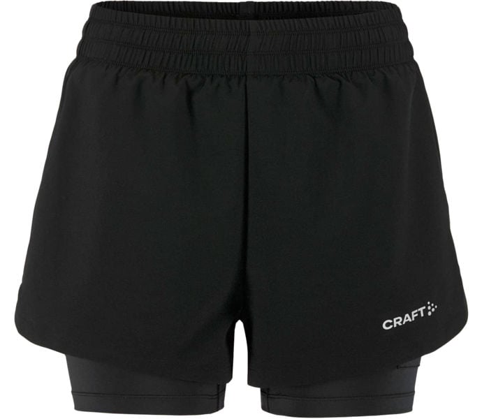 Craft ADV ESSENCE 2-IN-1 SHORTS 2 LÖPARSHORTS Svart