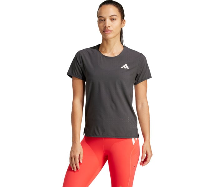adidas ADIZERO TEE LÖPARTSHIRT Svart