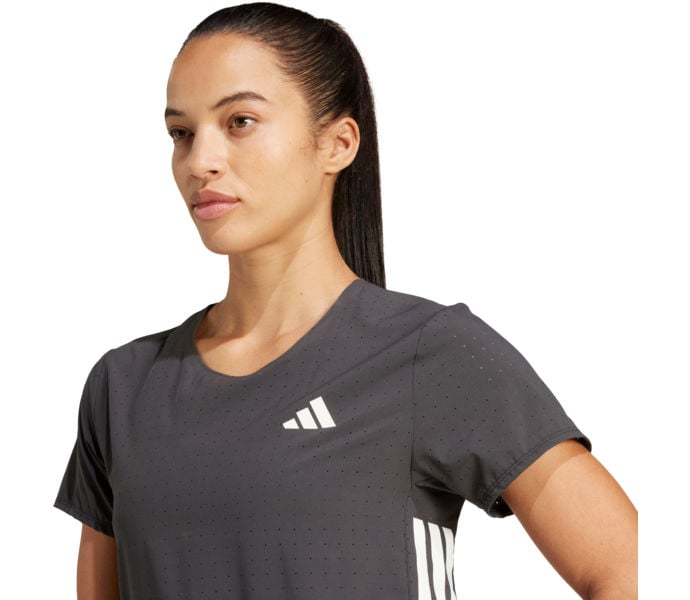 adidas ADIZERO TEE LÖPARTSHIRT Svart