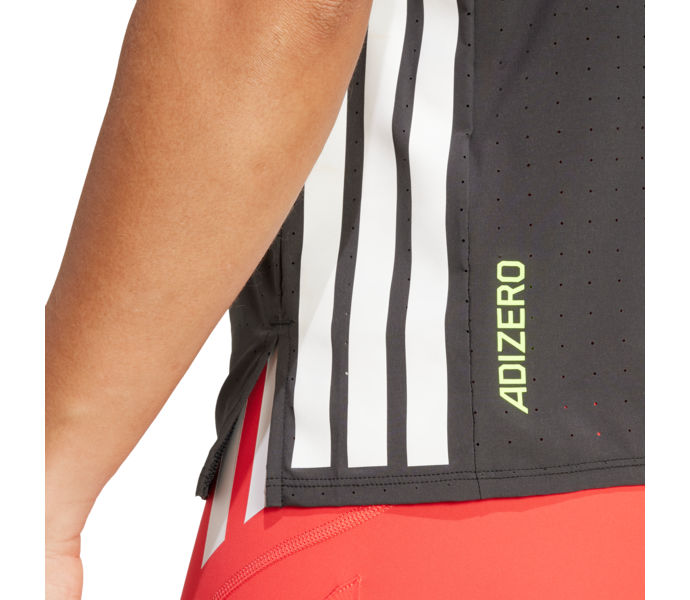 adidas ADIZERO TEE LÖPARTSHIRT Svart