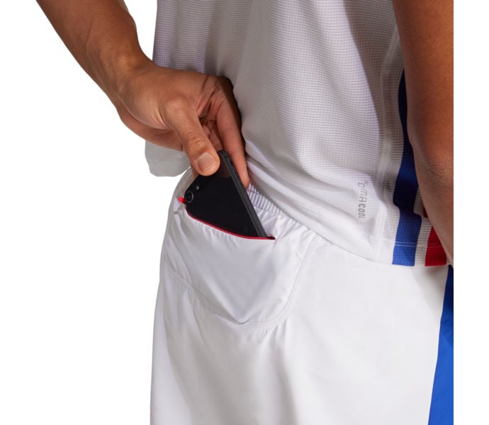 adidas ADIZERO R SPLIT SHORT LÖPARSHORTS Vit