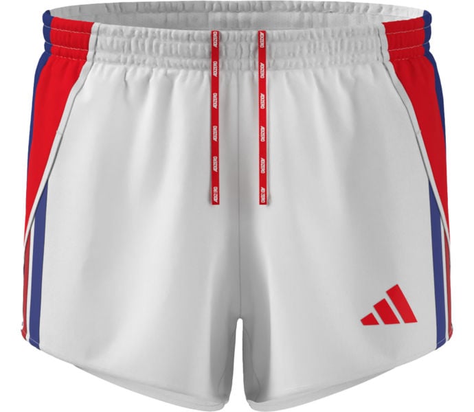 adidas ADIZERO R SPLIT SHORT LÖPARSHORTS Vit