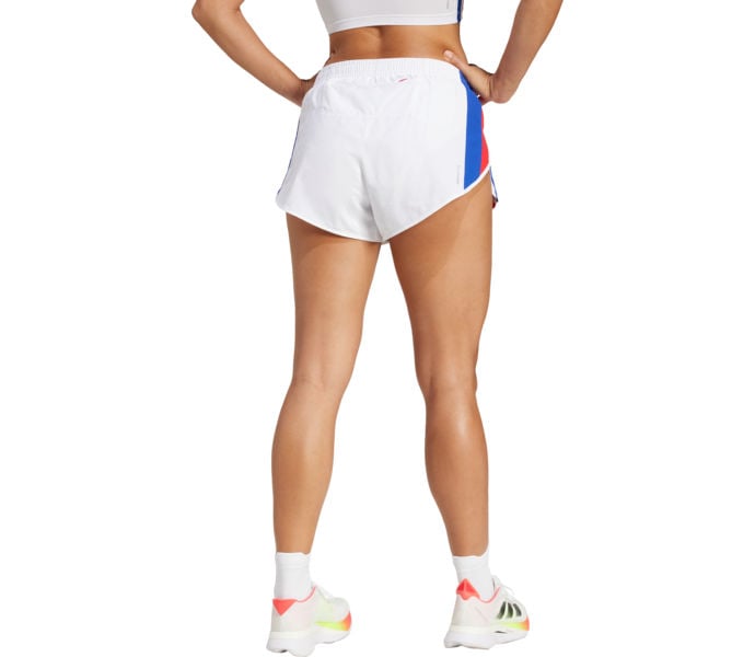 adidas ADIZERO R SPLIT SHORTS LÖPARSHORTS Vit