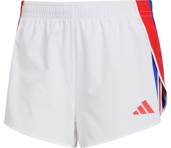 adidas ADIZERO R SPLIT SHORTS LÖPARSHORTS Vit