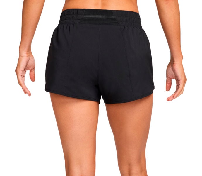 Nike ONE SWOOSH DRI-FIT MID-RISE BRIEF-LINED GRAPHIC LÖPARSHORTS Svart