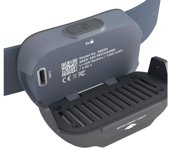 Silva SEEK 450 RECHARGE PANNLAMPA Blå