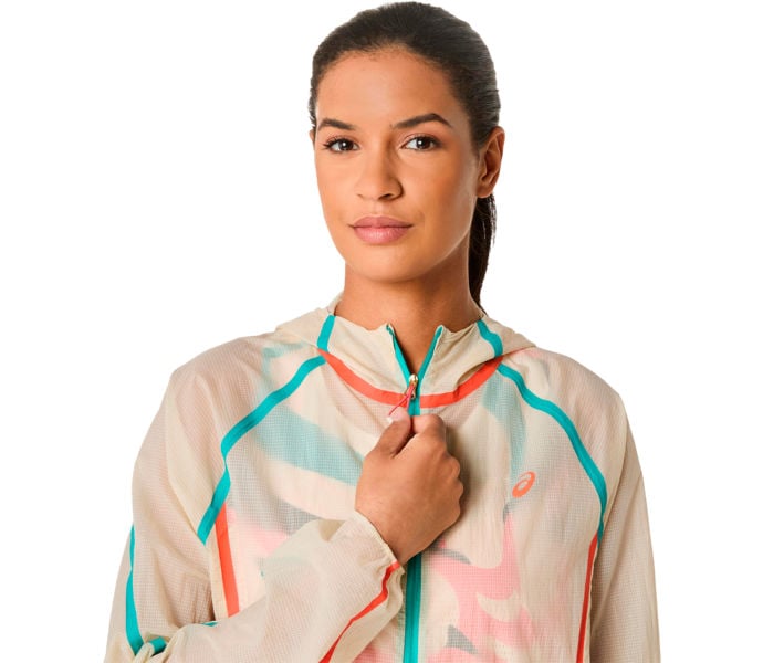 Asics LIMITED SERIES ROAD PACKABLE JACKET LÖPARJACKA Vit