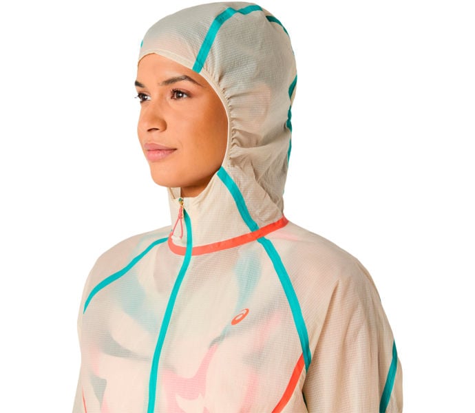 Asics LIMITED SERIES ROAD PACKABLE JACKET LÖPARJACKA Vit