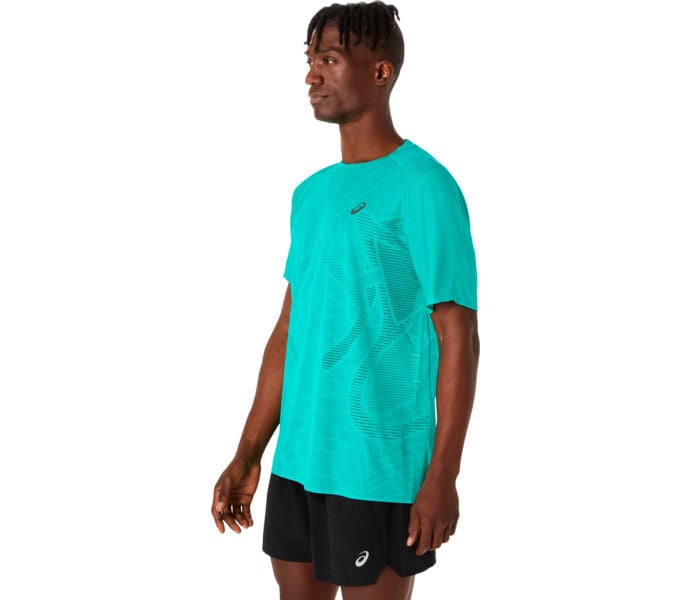 Asics METARUN SS TOP LÖPARTSHIRT Blå