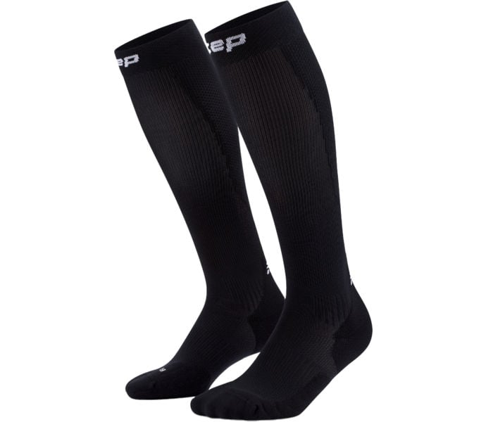 CEP CORE RUN SOCKS TALL 5.0 KOMPRESSIONSSTRUMPOR Svart