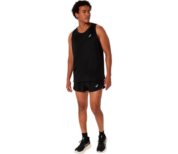 Asics CORE SPLIT LÖPARSHORTS Svart