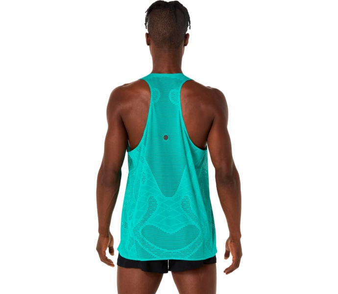 Asics METARUN SINGLET LÖPARLINNE Blå