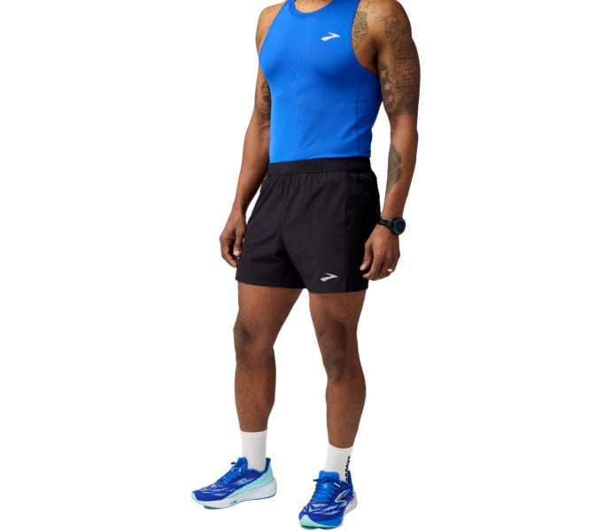 Brooks JOURNEY 5" SHORT LÖPARSHORTS Svart