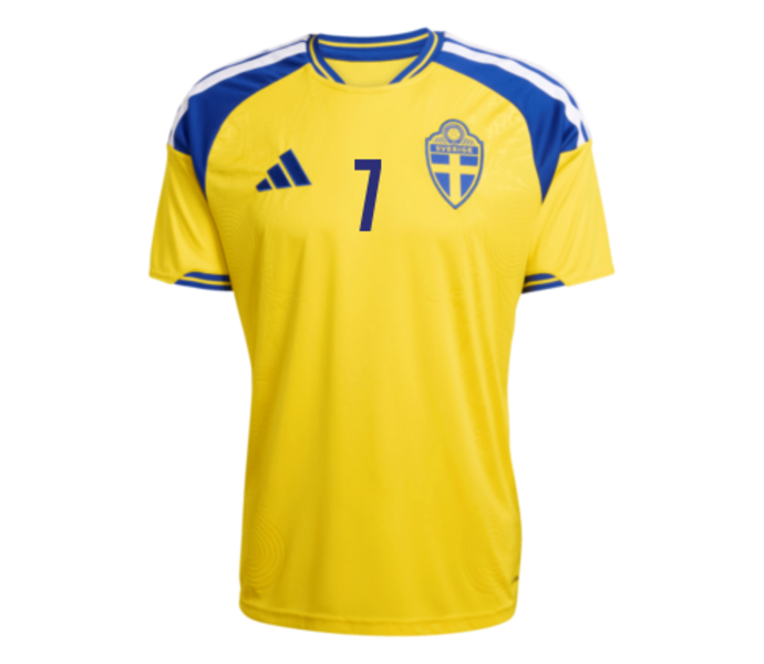 Sweden 26 Home JR matchtröja
