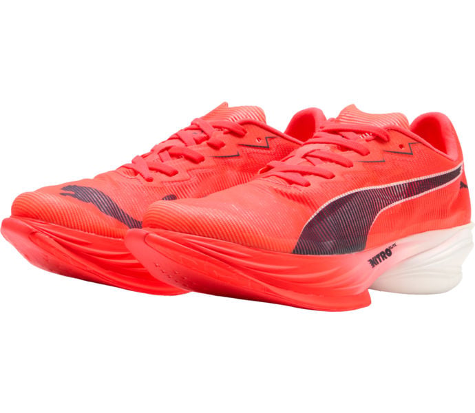 Puma FAST-R NITRO ELITE 3 KOLFIBERSKOR Röd